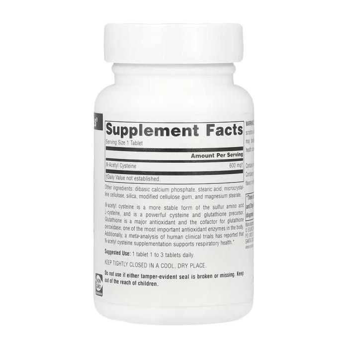 N-ацетил цистеїн 600 мг - 60 таблеток