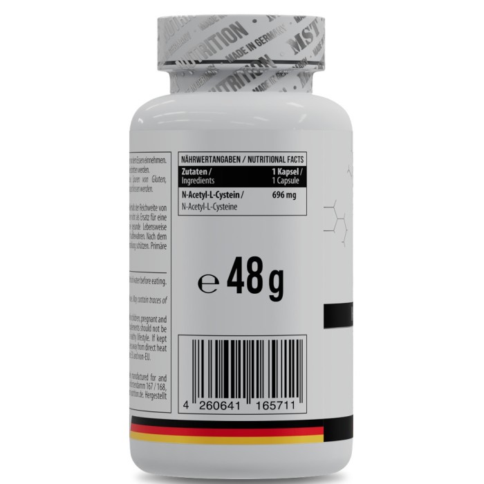 Амінокислота MST NAC, 60 капсул
