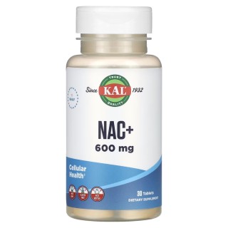 Амінокислота KAL NAC+ 600 mg, 30 таблеток