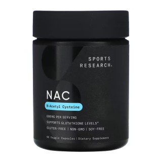 NAC - N-ацетил-L-цистеїн 600 мг - 90 вегетаріанських капсул