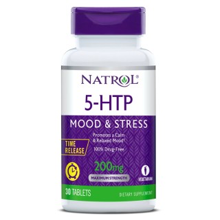 Аминокислота Natrol 5-HTP 200 mg T/R, 30 таблеток