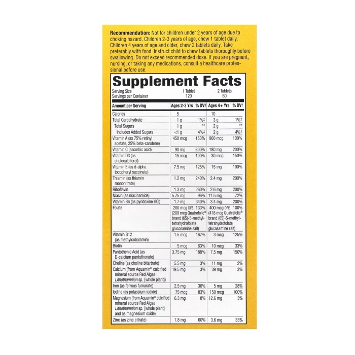 Alive! Дитячий жувальний мультивітамінний комплекс - 120 таблеток Апельсин та ягоди