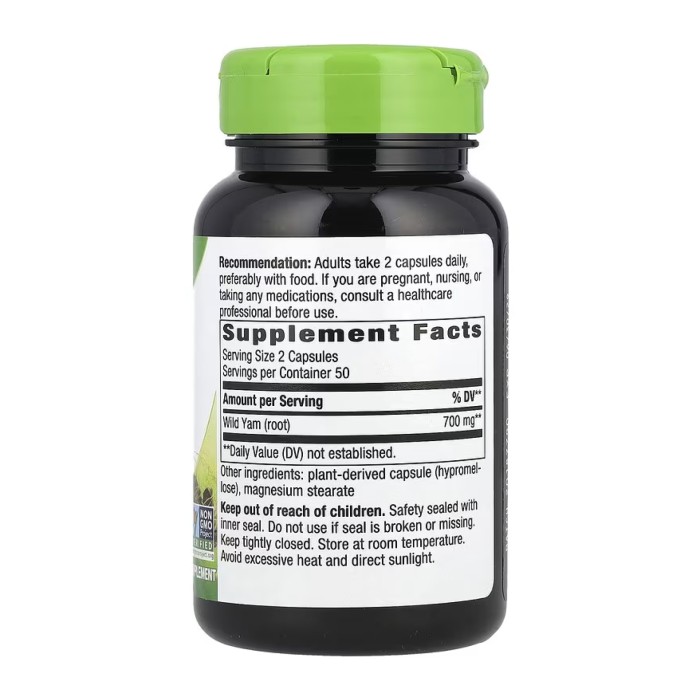 Дикий ямс - 100 капсул