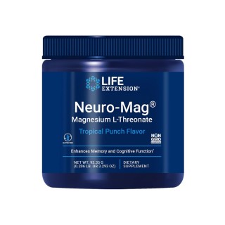 Вітаміни та мінерали Life Extension Neuro-Mag, 93.35 грам Тропічний пунш