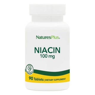 Вітаміни та мінерали Natures Plus Niacin 100 mg, 90 таблеток