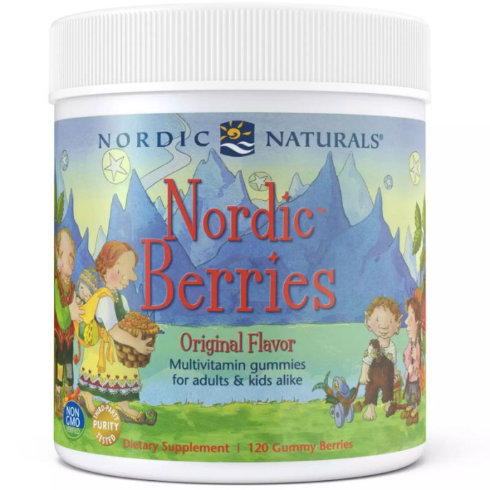 Вітаміни та мінерали Nordic Naturals Nordic Berries, 120 желеєк