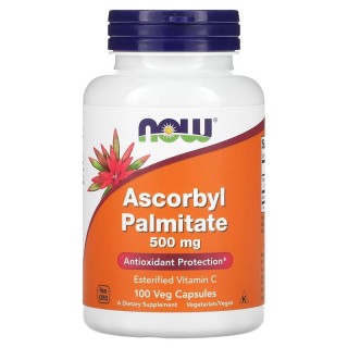Вітаміни та мінерали NOW Ascorbyl Palmitate 500 mg, 100 капсул