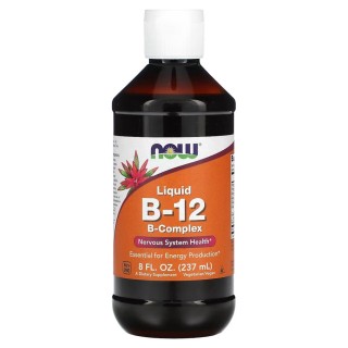 Витамины и минералы NOW Vitamin B12 Complex Liquid, 237 мл