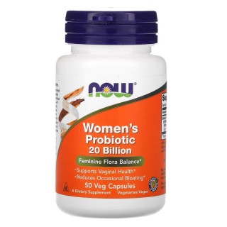 Пробіотики і пребіотики NOW Women's Probiotic 20 Billion, 50 вегакапсул