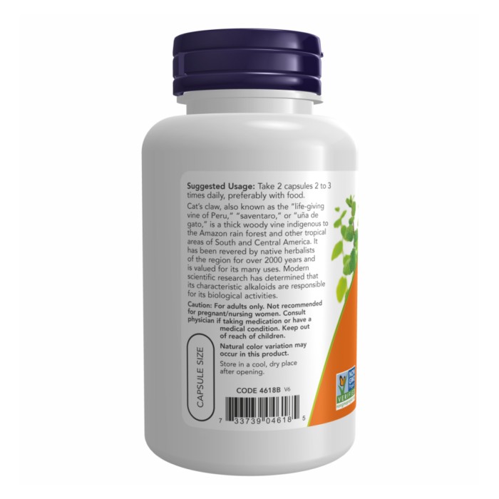 Котячий кіготь 500 мг - 100 капсул