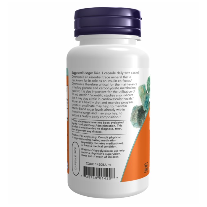 Пиколинат хрома 200 мкг - 100 капсул