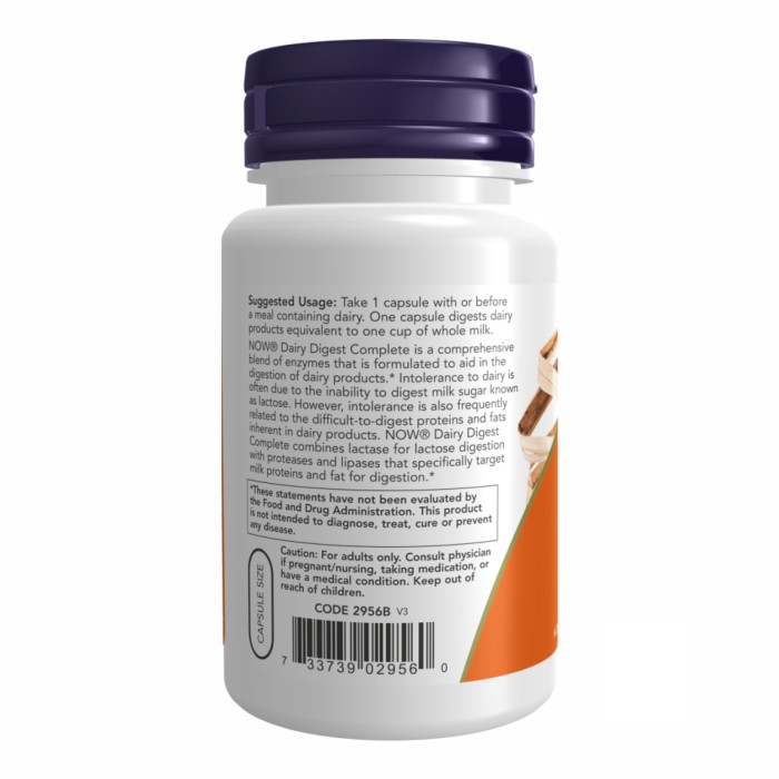 Повний комплекс молочних продуктів - 90 вегетаріанських капсул