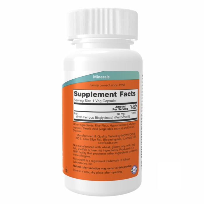 Залізо 18 мг Ферохель - 120 капсул