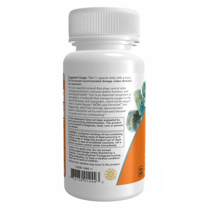 Залізо 36 мг Ферохель - 90 капсул