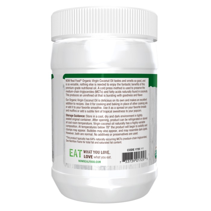 Органічна кокосова олія першого віджиму - 20 унцій