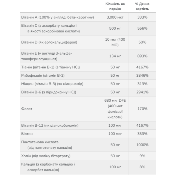 Спеціальний другий – 120 капсул