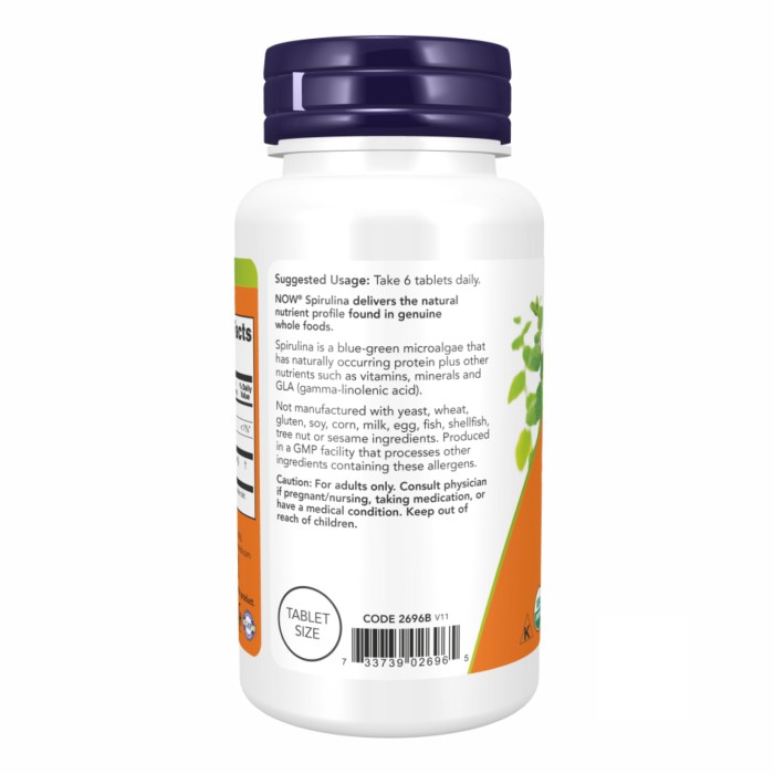 Спіруліна 500 мг - 100 таблеток