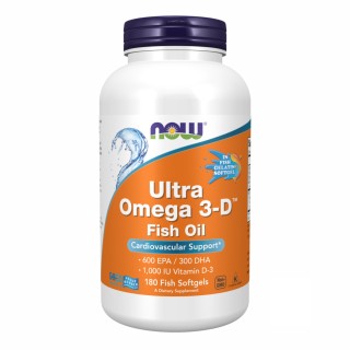 Риб'ячий жир Ultra Omega 3-D™ - 180 рибних м'яких капсул