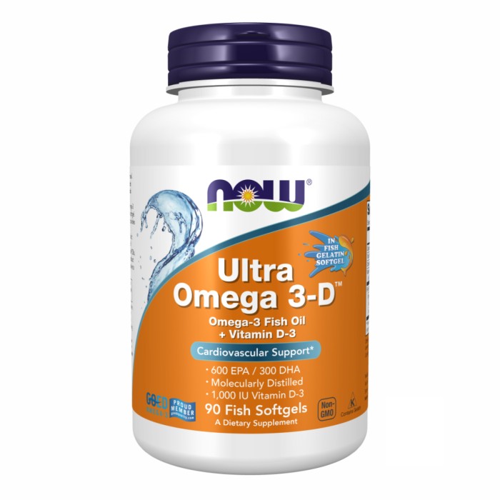 Ultra Omega 3-D Softgels - 90 капсул