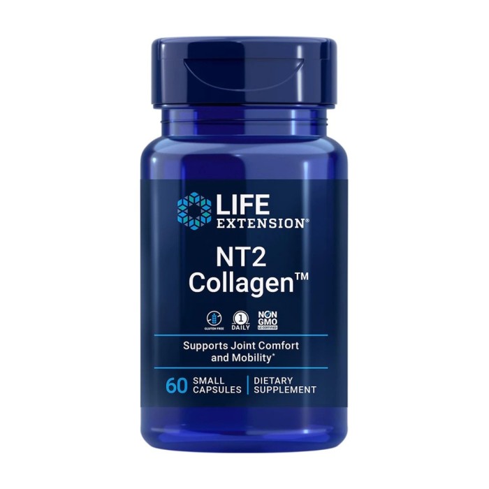 Препарат для суглобів і зв'язок Life Extension NT2 Collagen, 60 капсул