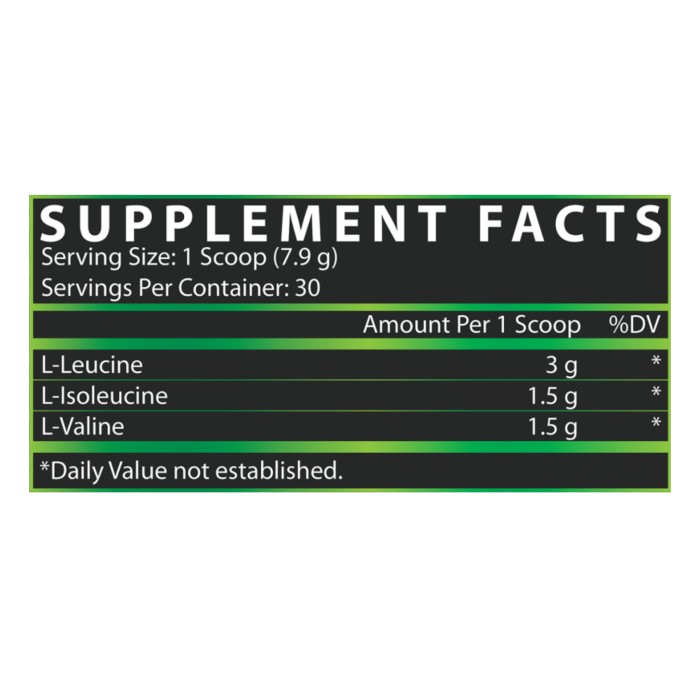 BCAA 6000 - 237g Green Apple