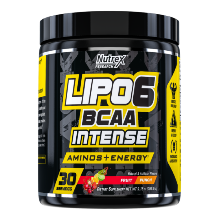 Lipo-6 BCAA Intense - 30 порцій фруктового пуншу