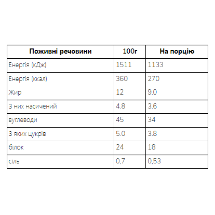 Вівсяна випічка - 12x75 г з шоколадною крихтою
