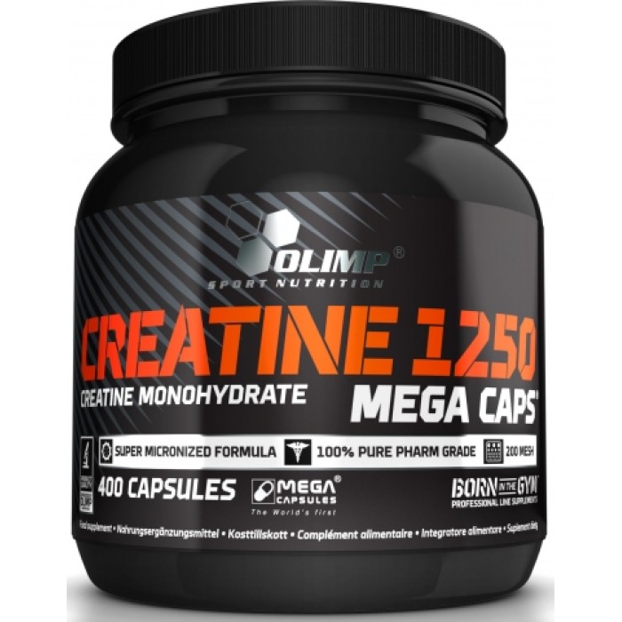 Креатин Olimp Creatine 1250 Mega Caps, 400 капсул