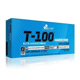 Стимулятор тестостерона Olimp T-100 Hardcore, 120 капсул