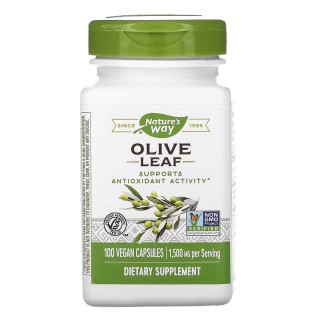 Натуральна добавка Nature's Way Olive Leaf, 100 вегакапсул