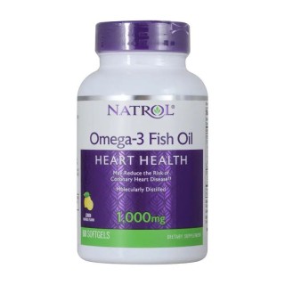 Жирні кислоти Natrol Omega-3 1000 mg, 60 капсул