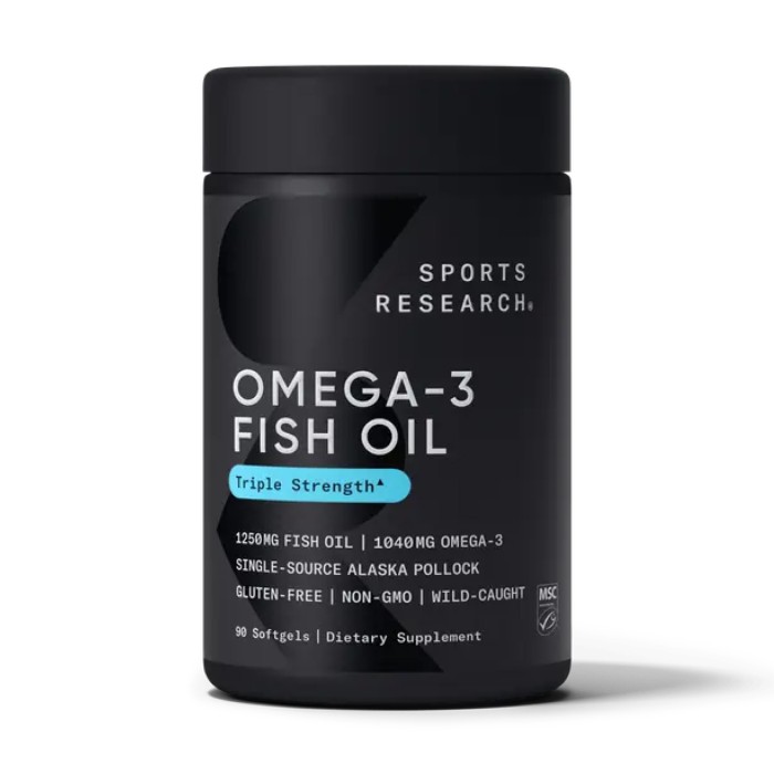 Omega-3 Fish Oil Alaska Pollock 1250mg - 90 softgels (Пошкоджено банку)