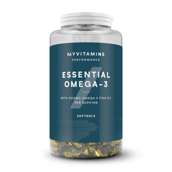 Жирні кислоти MyProtein Essential Omega 3, 250 капсул