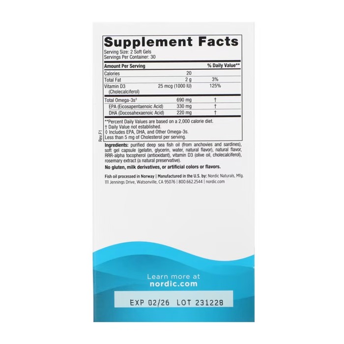 Омега-3D - 60 м'яких капсул