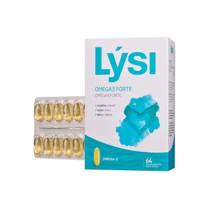 Жирні кислоти Lysi Omega3 Forte, 64 капсул