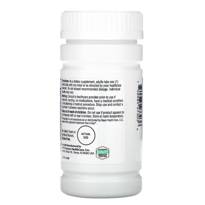 Вітаміни та мінерали 21st Century One Daily Essential, 100 таблеток