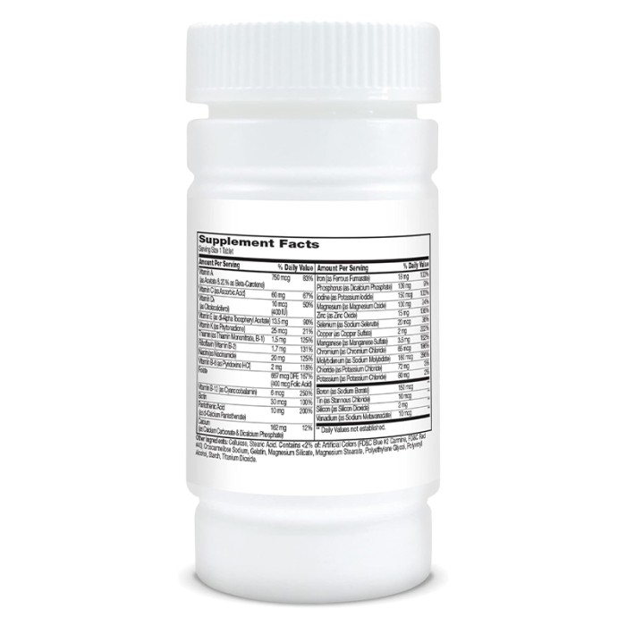 Вітаміни та мінерали 21st Century One Daily Maximum, 100 таблеток