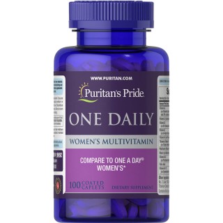 Вітаміни та мінерали Puritan's Pride One Daily Women's Multivitamin, 100 каплет