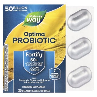 Пробіотики і пребіотики Nature's Way Fortify Optima Probiotic 50+ 50 Billion, 30 вегакапсул