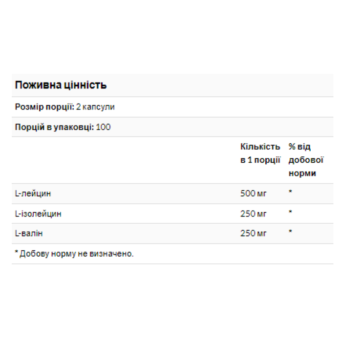 BCAA 1000 - 200 капсул