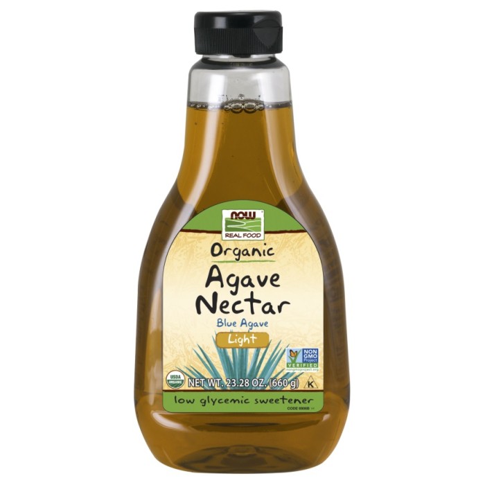 Замінник харчування NOW Organic Agave Nectar Light, 660 грам