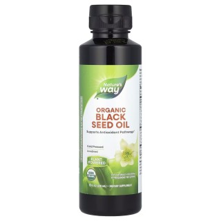 Натуральна добавка Nature's Way Organic Black Seed Oil, 236 мл