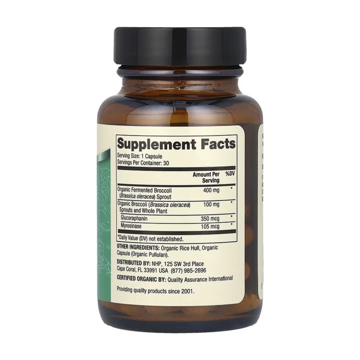 Organic Fermented Broccoli Sprouts - 30 caps