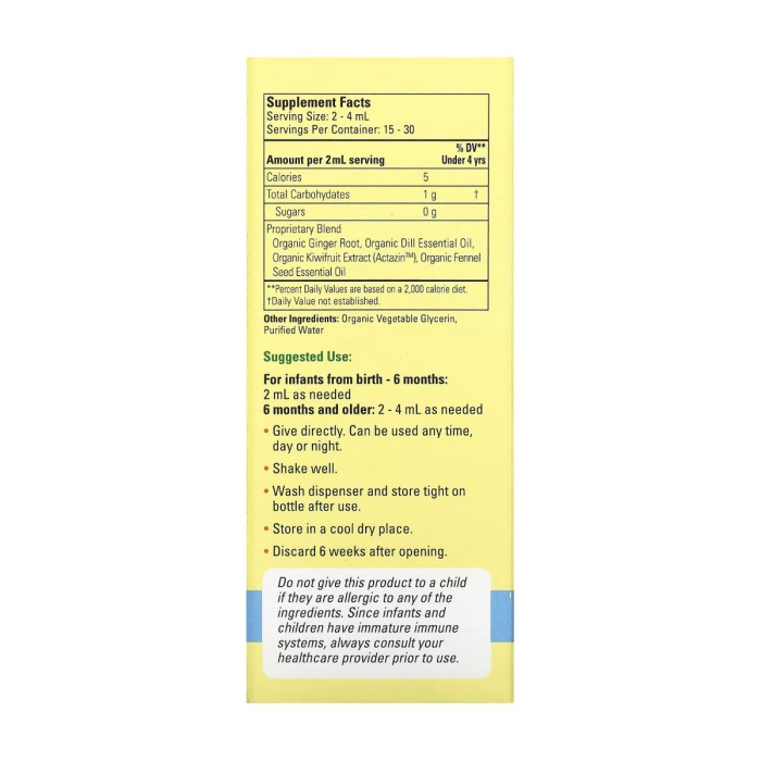 Органічна вода від коліків - 59 мл