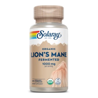 Органічна ферментована левова грива 1000 мг - 60 капсул