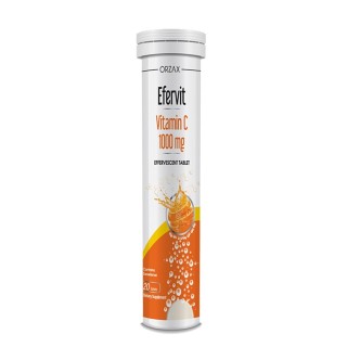 Вітаміни та мінерали Orzax Efervit Vitamin C, 20 шипучих таблеток