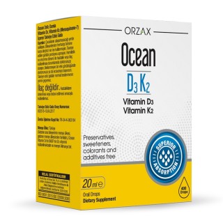 Вітаміни та мінерали Orzax Ocean D3K2 Drop, 20 мл