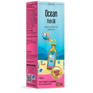 Жирные кислоты Orzax Ocean Fish Oil Syrup, 150 мл Тутти-фрутти