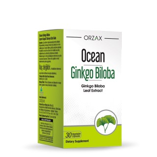 Натуральна добавка Orzax Ocean Ginkgo Biloba, 30 капсул