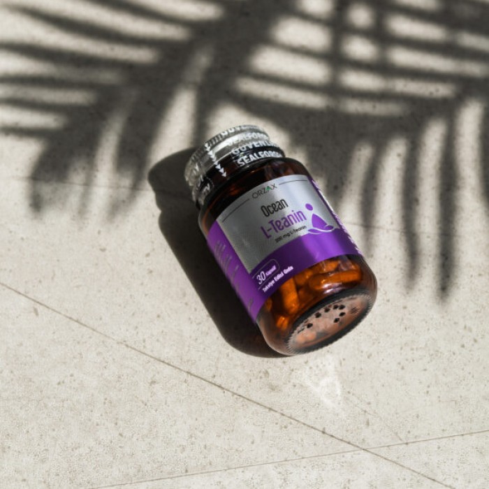Амінокислота Orzax Ocean L-Teanin 200 mg, 30 капсул